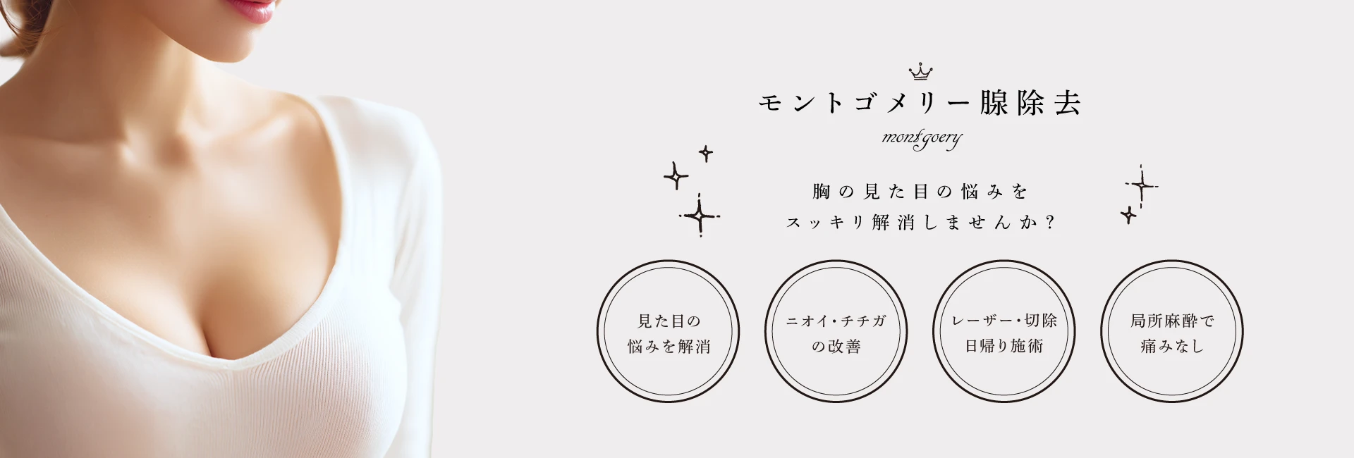 モントゴメリー腺除去